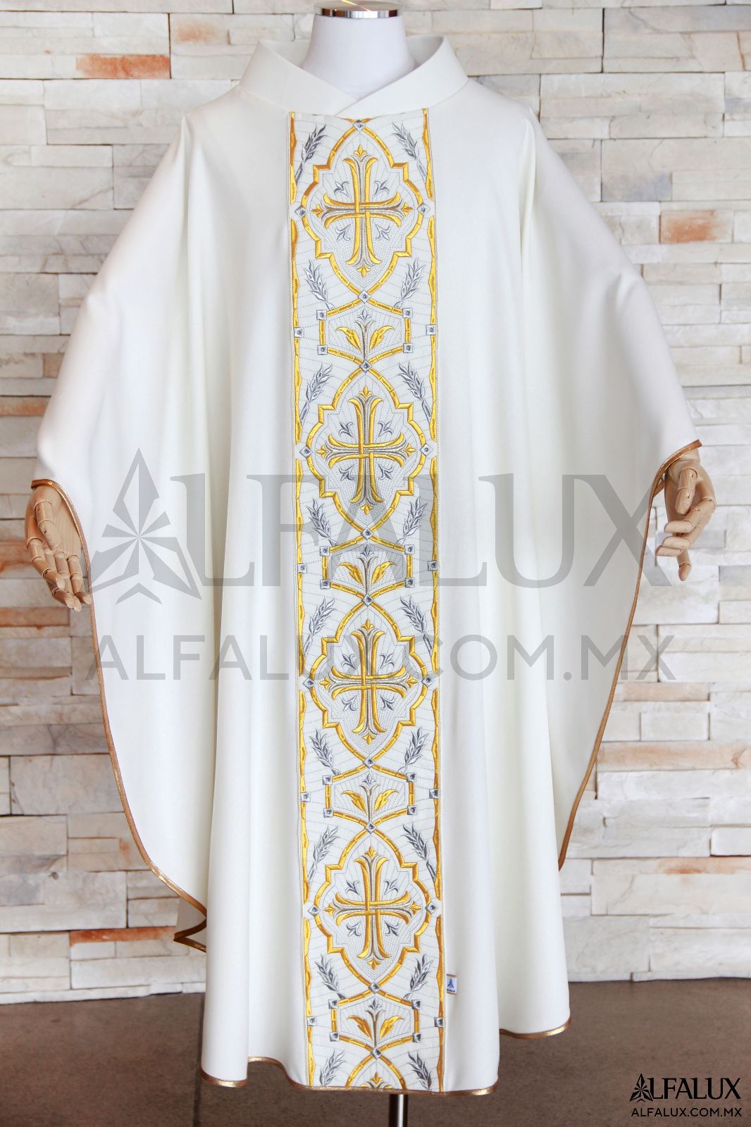 04 IMPERIAL  Casulla Alfalux Blanco Central 93 (0)